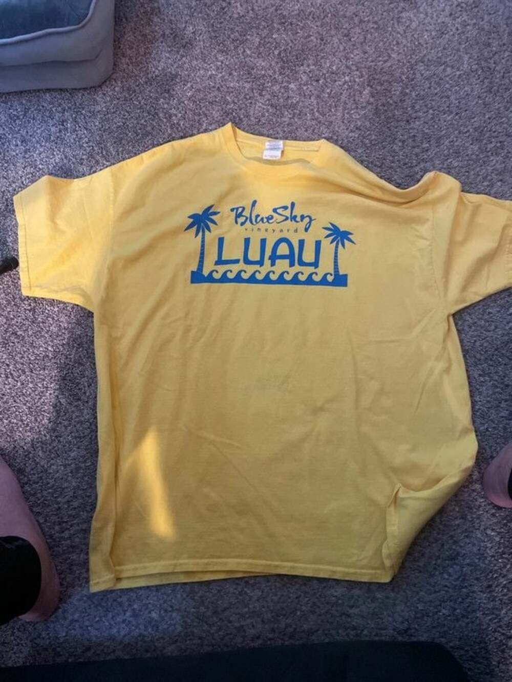 Blue sky luau tshirt
